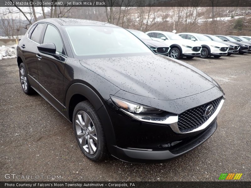 Jet Black Mica / Black 2021 Mazda CX-30 Select AWD