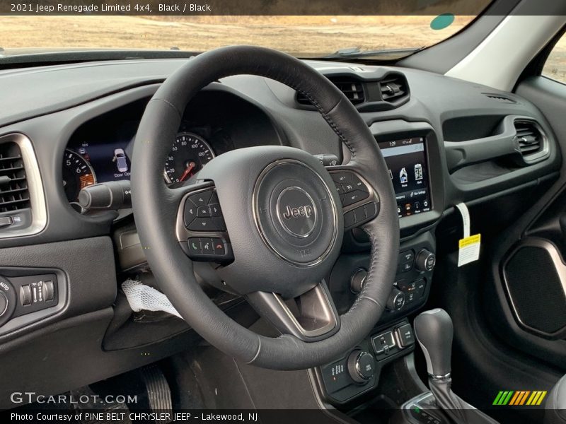 Black / Black 2021 Jeep Renegade Limited 4x4