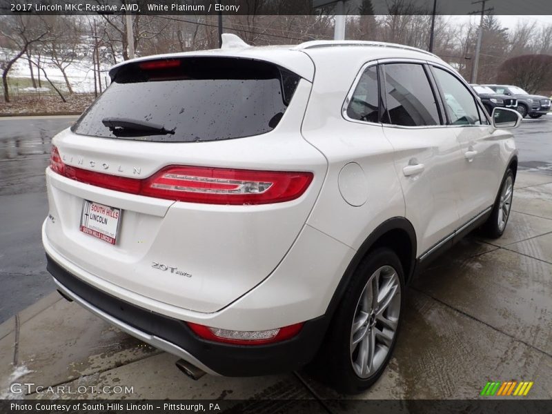 White Platinum / Ebony 2017 Lincoln MKC Reserve AWD