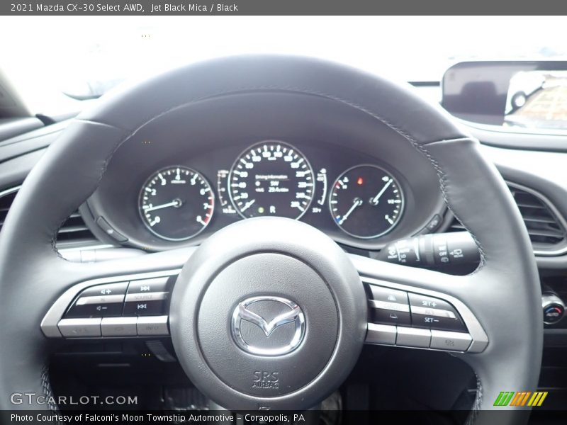 Jet Black Mica / Black 2021 Mazda CX-30 Select AWD