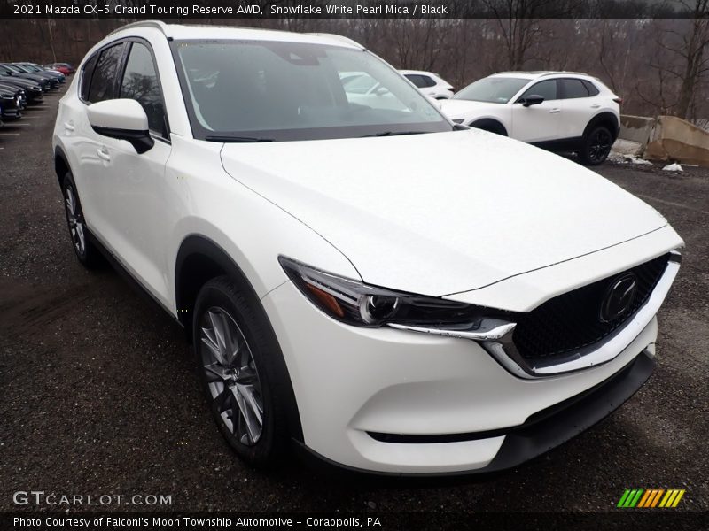 Snowflake White Pearl Mica / Black 2021 Mazda CX-5 Grand Touring Reserve AWD