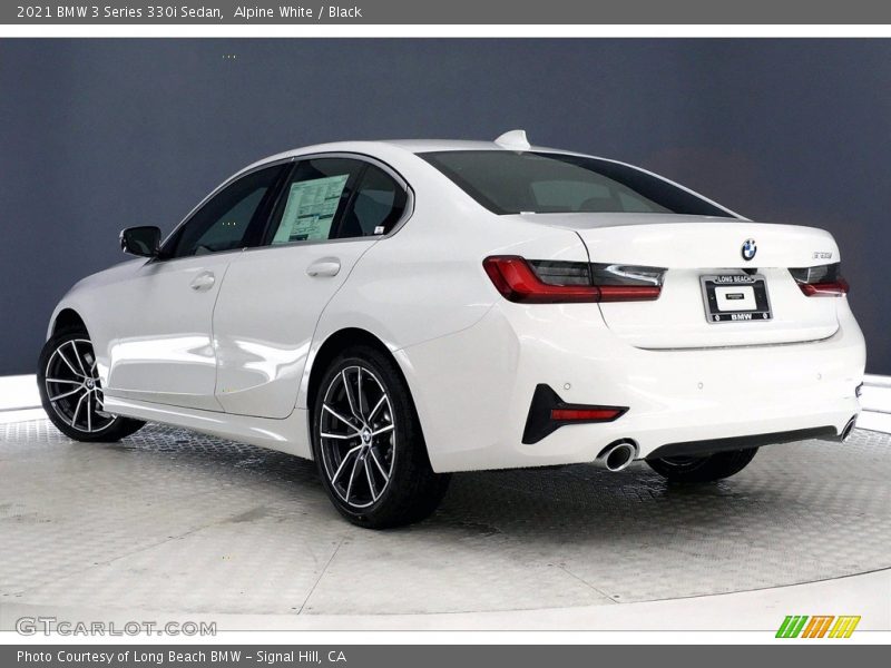 Alpine White / Black 2021 BMW 3 Series 330i Sedan