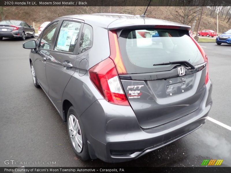 Modern Steel Metallic / Black 2020 Honda Fit LX