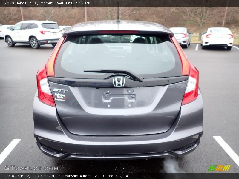 Modern Steel Metallic / Black 2020 Honda Fit LX