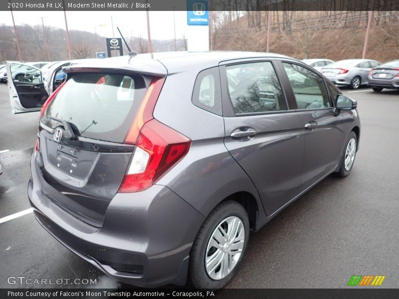 Modern Steel Metallic / Black 2020 Honda Fit LX