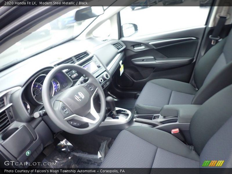 Modern Steel Metallic / Black 2020 Honda Fit LX