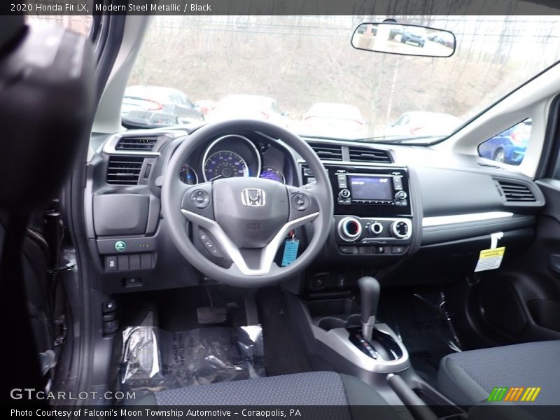 Modern Steel Metallic / Black 2020 Honda Fit LX
