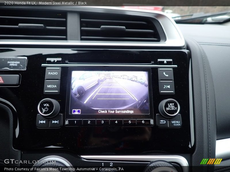 Modern Steel Metallic / Black 2020 Honda Fit LX