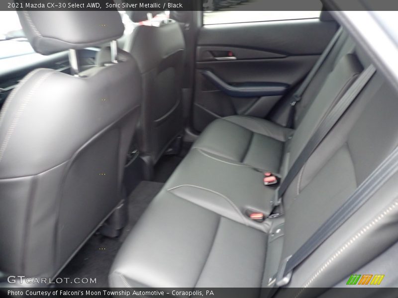 Sonic Silver Metallic / Black 2021 Mazda CX-30 Select AWD
