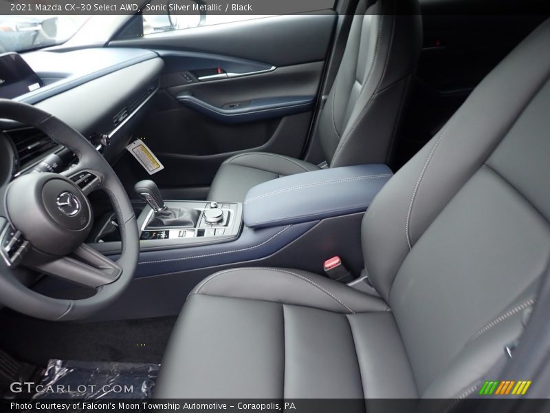 Sonic Silver Metallic / Black 2021 Mazda CX-30 Select AWD