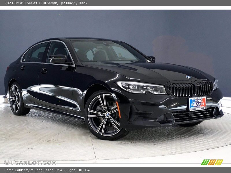 Jet Black / Black 2021 BMW 3 Series 330i Sedan