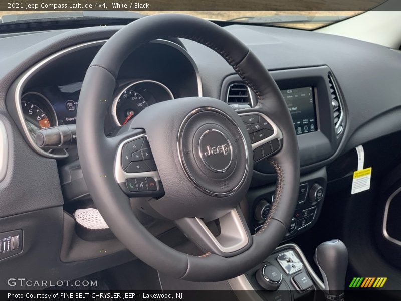 White / Black 2021 Jeep Compass Latitude 4x4