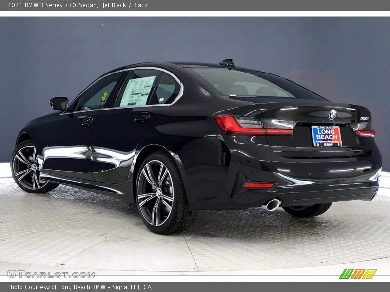 Jet Black / Black 2021 BMW 3 Series 330i Sedan
