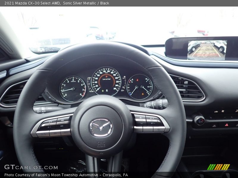 Sonic Silver Metallic / Black 2021 Mazda CX-30 Select AWD