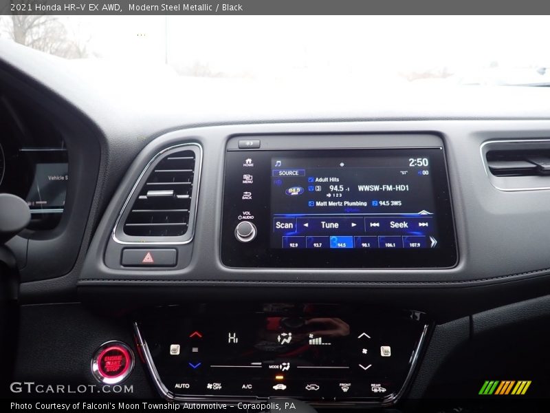 Modern Steel Metallic / Black 2021 Honda HR-V EX AWD