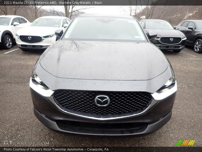 Machine Gray Metallic / Black 2021 Mazda CX-30 Preferred AWD
