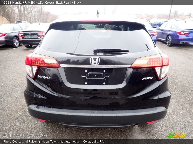 Crystal Black Pearl / Black 2021 Honda HR-V EX AWD