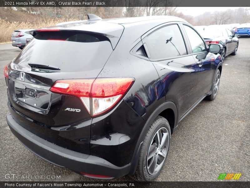 Crystal Black Pearl / Black 2021 Honda HR-V EX AWD