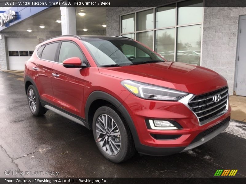 Front 3/4 View of 2021 Tucson Ulitimate AWD