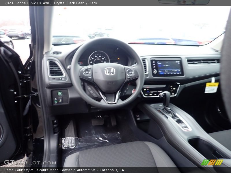 Crystal Black Pearl / Black 2021 Honda HR-V EX AWD