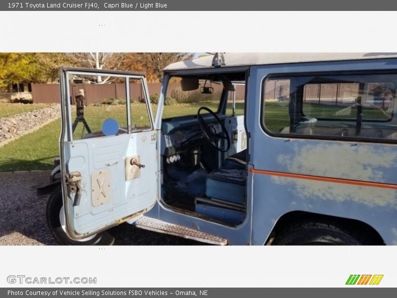 Capri Blue / Light Blue 1971 Toyota Land Cruiser FJ40