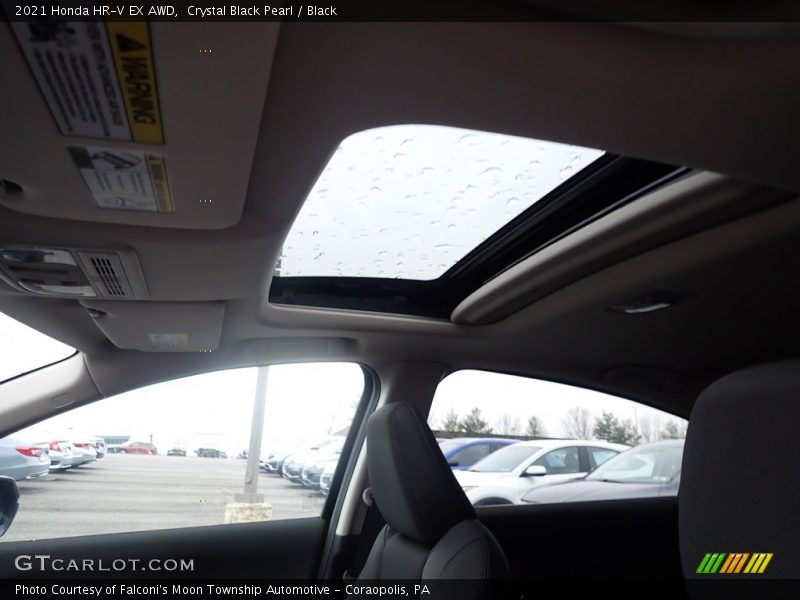 Crystal Black Pearl / Black 2021 Honda HR-V EX AWD
