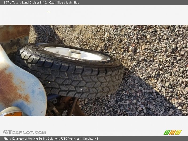 Capri Blue / Light Blue 1971 Toyota Land Cruiser FJ40