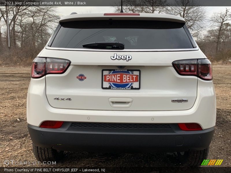 White / Black 2021 Jeep Compass Latitude 4x4