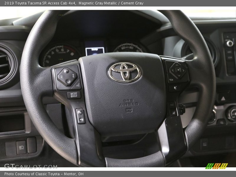 Magnetic Gray Metallic / Cement Gray 2019 Toyota Tacoma SR Access Cab 4x4