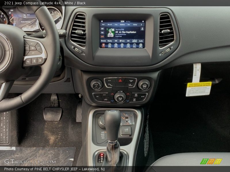 White / Black 2021 Jeep Compass Latitude 4x4