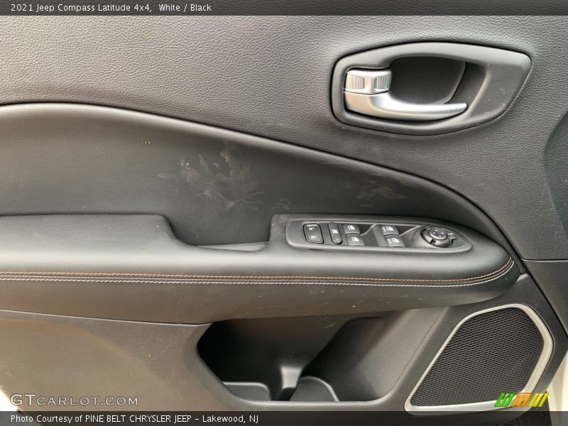 White / Black 2021 Jeep Compass Latitude 4x4