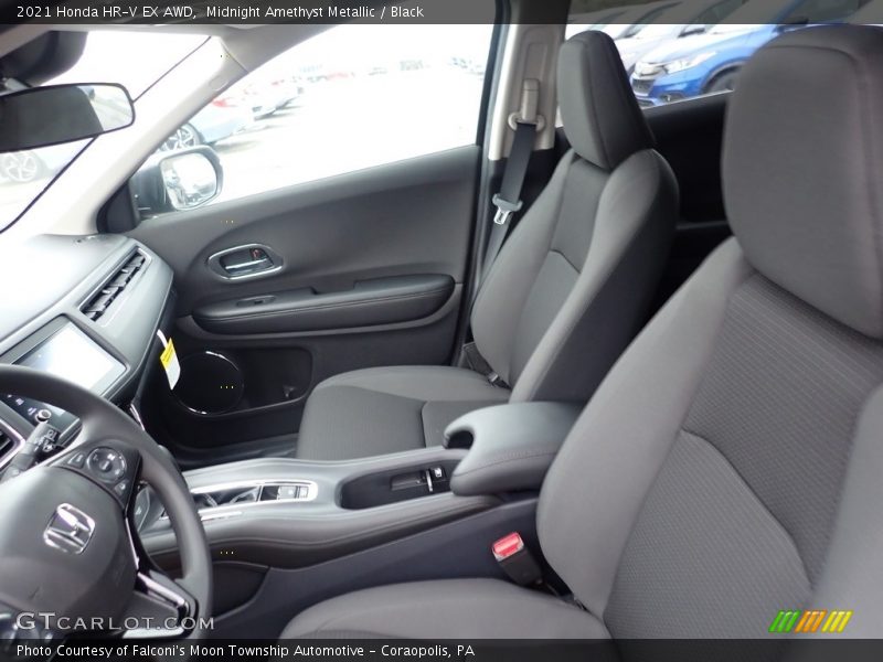 Midnight Amethyst Metallic / Black 2021 Honda HR-V EX AWD