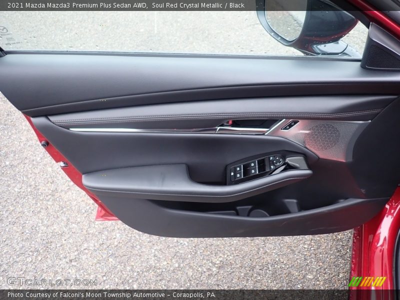Soul Red Crystal Metallic / Black 2021 Mazda Mazda3 Premium Plus Sedan AWD