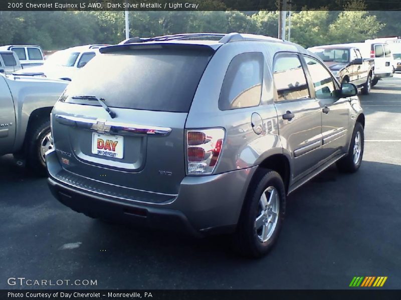 Dark Silver Metallic / Light Gray 2005 Chevrolet Equinox LS AWD
