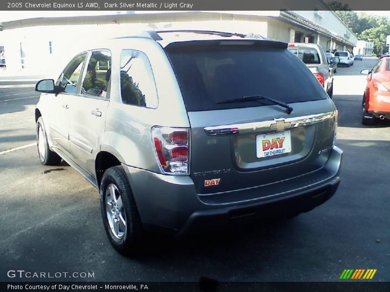 Dark Silver Metallic / Light Gray 2005 Chevrolet Equinox LS AWD