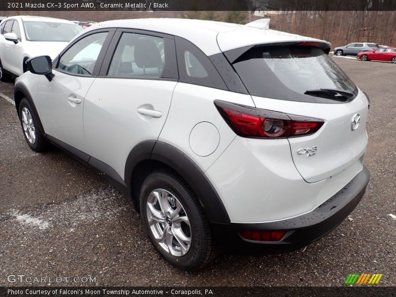 Ceramic Metallic / Black 2021 Mazda CX-3 Sport AWD