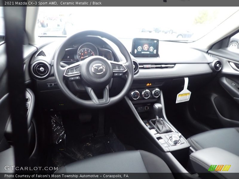Ceramic Metallic / Black 2021 Mazda CX-3 Sport AWD