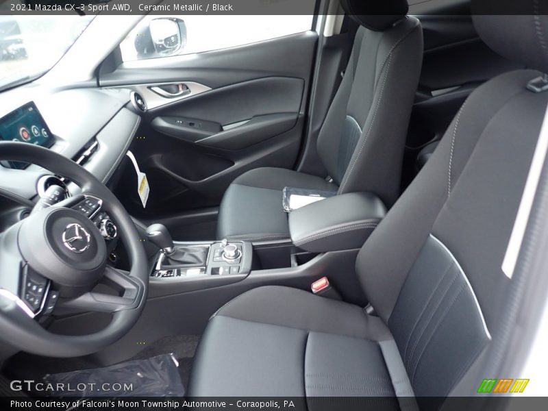 Ceramic Metallic / Black 2021 Mazda CX-3 Sport AWD