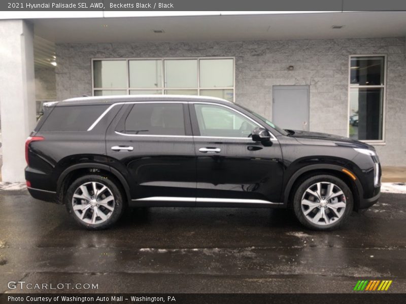 Becketts Black / Black 2021 Hyundai Palisade SEL AWD