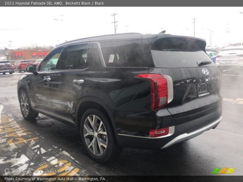 Becketts Black / Black 2021 Hyundai Palisade SEL AWD