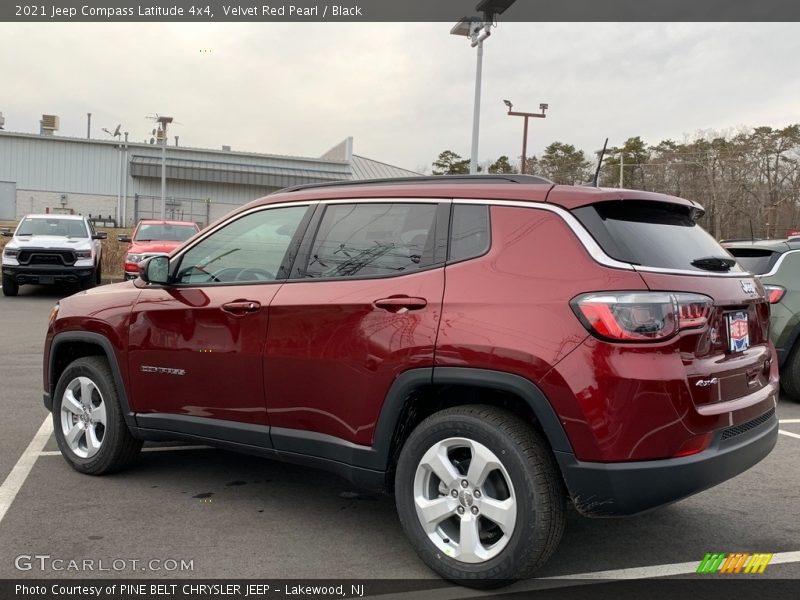 Velvet Red Pearl / Black 2021 Jeep Compass Latitude 4x4