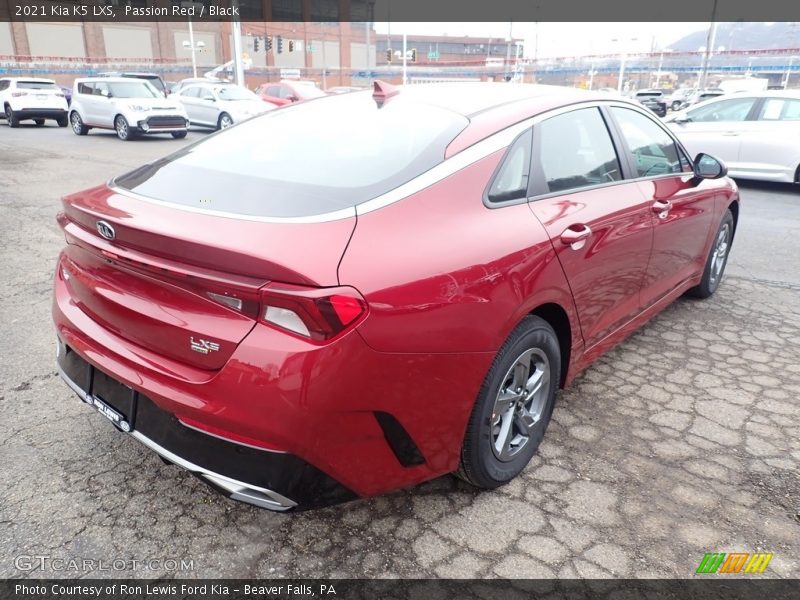 Passion Red / Black 2021 Kia K5 LXS