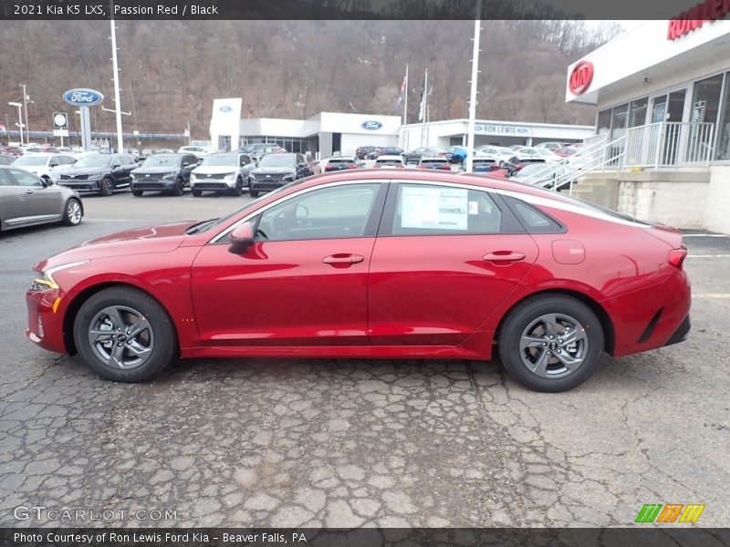 Passion Red / Black 2021 Kia K5 LXS
