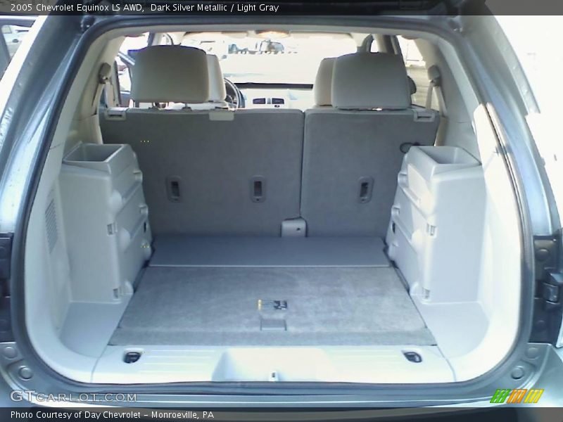 Dark Silver Metallic / Light Gray 2005 Chevrolet Equinox LS AWD
