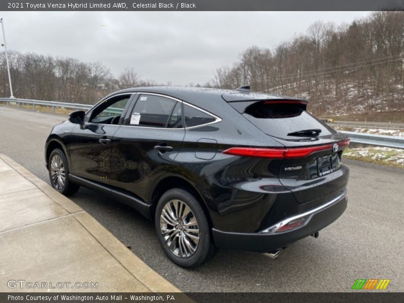 Celestial Black / Black 2021 Toyota Venza Hybrid Limited AWD
