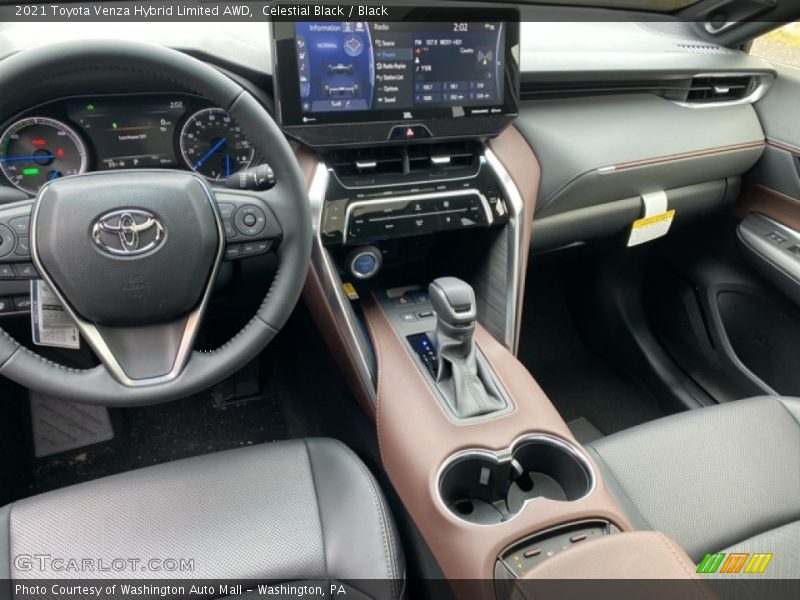 Celestial Black / Black 2021 Toyota Venza Hybrid Limited AWD