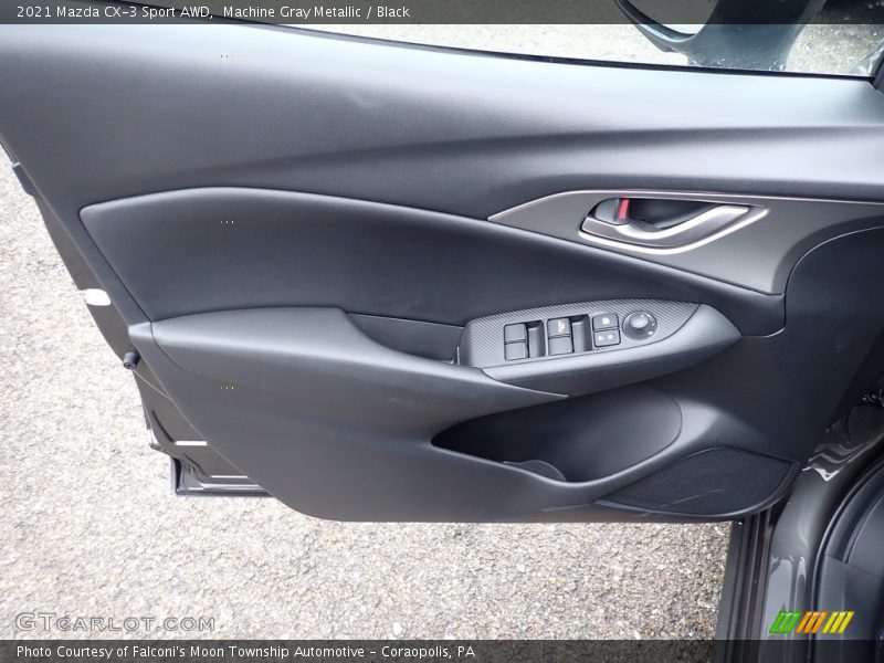 Machine Gray Metallic / Black 2021 Mazda CX-3 Sport AWD
