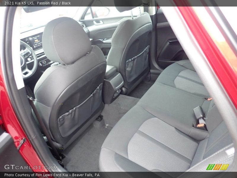 Rear Seat of 2021 K5 LXS