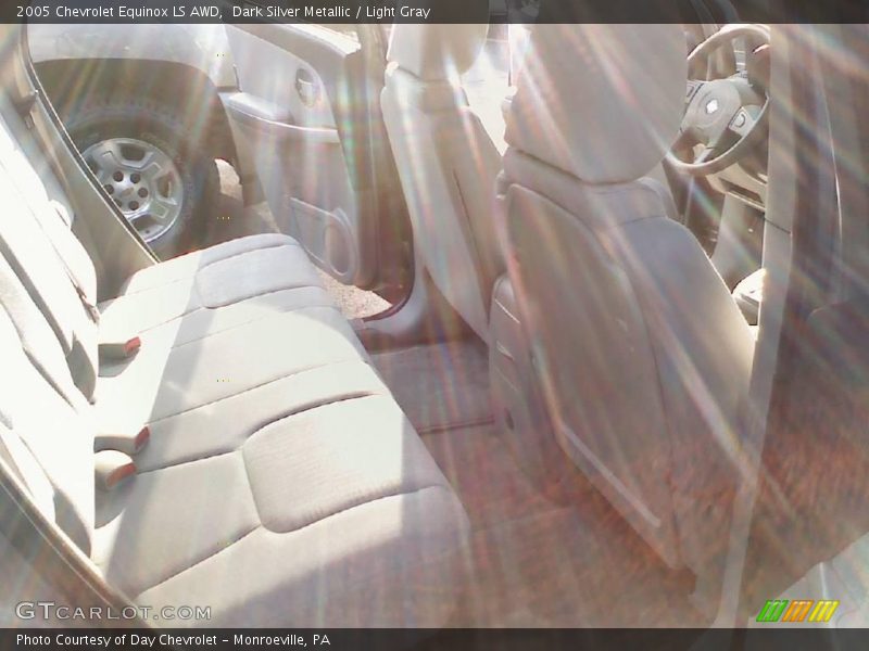 Dark Silver Metallic / Light Gray 2005 Chevrolet Equinox LS AWD