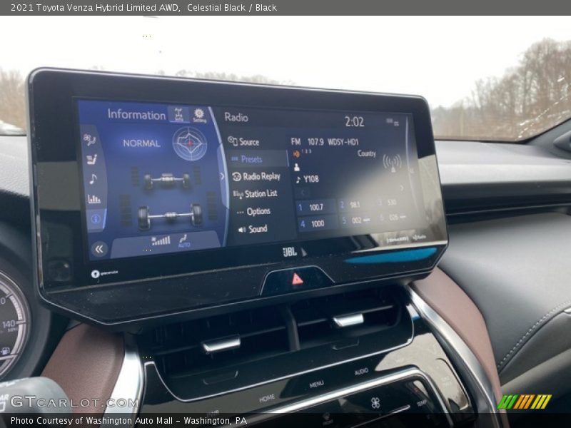 Celestial Black / Black 2021 Toyota Venza Hybrid Limited AWD